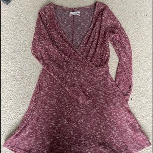 Urban Outfitters Long Sleeve Red Dress Size M